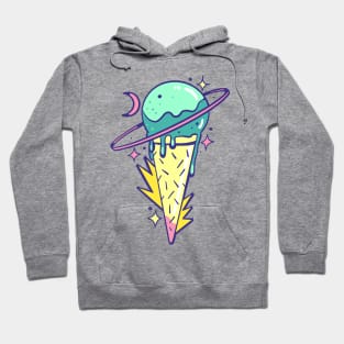 Saturn icecream cone Hoodie